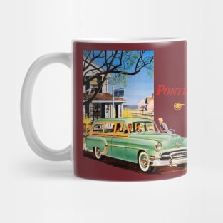 Vintage 1954 Pontiac Chieftain De Luxe Station Wagon Mug